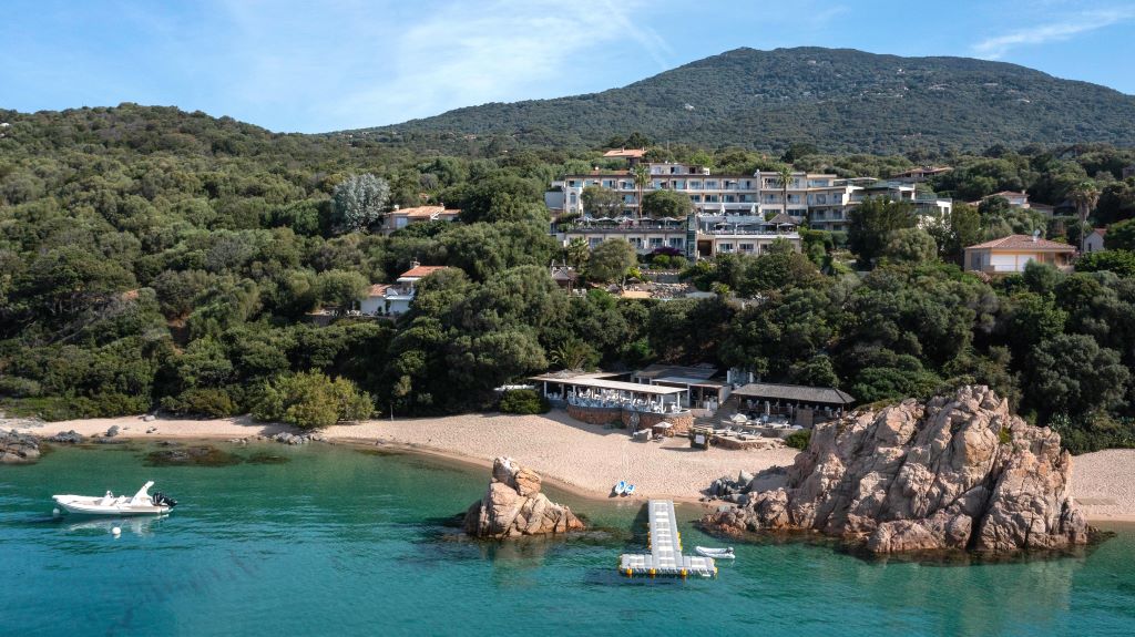Beach hotel corsica